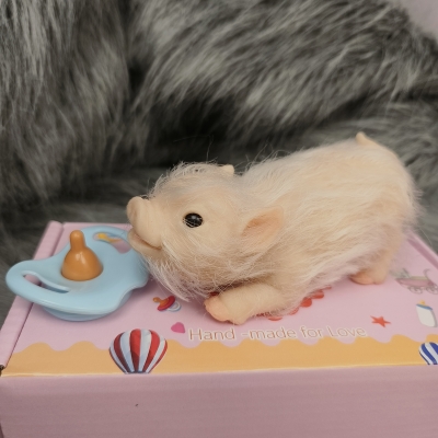 Силиконовая свинка реборн Plushie-1