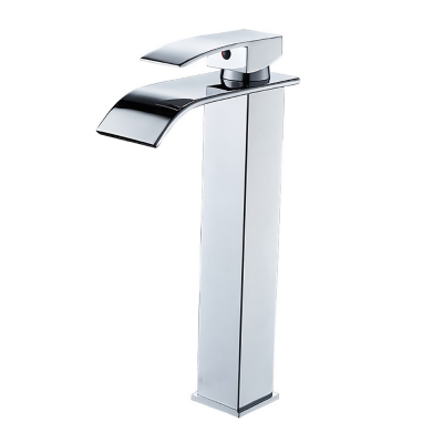 Фото: Смеситель для раковины высокий Waterfall Light хром-1 Смеситель для раковины высокий Waterfall Light хром-1